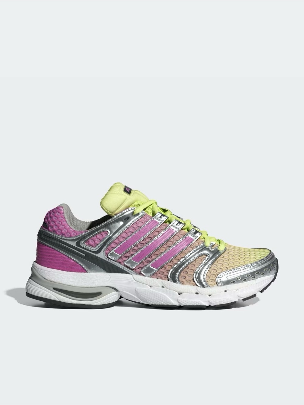 Adidas Women’s Running Sneaker - Pink/Yellow/Silver